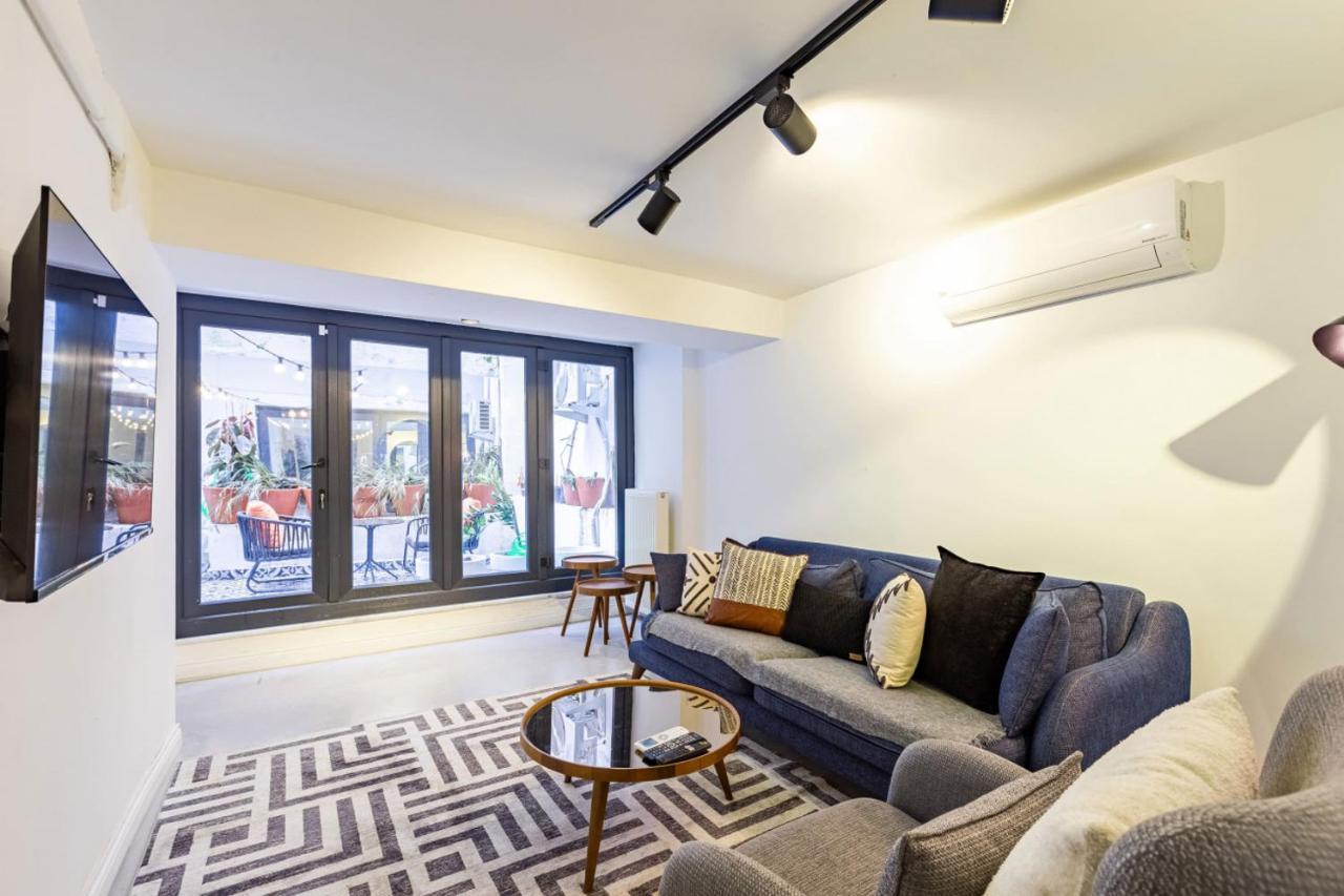 Excellent Flat With Lovely Backyard In Cihangir Estambul Exterior foto